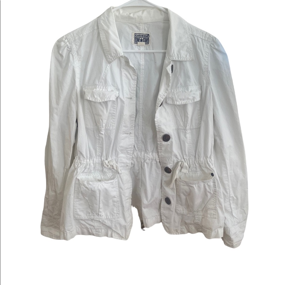 White Converse Jacket